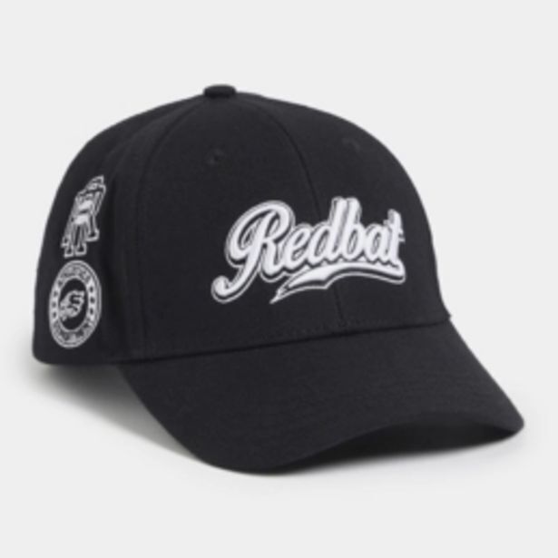 Redbat structured black cap offer at Sportscene