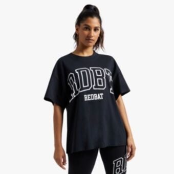Sportscene Redbat athletics women's black t-shirt offer