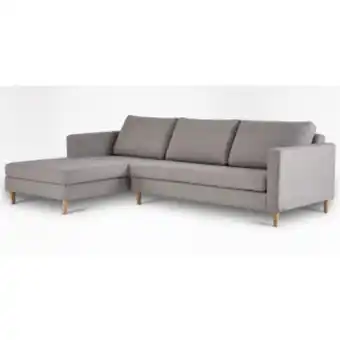 Coricraft Sami fully upholstered couch, left slouch (wooden leg) offer