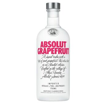 Prestons Absolut grapefruit vodka (1x 750ml) offer