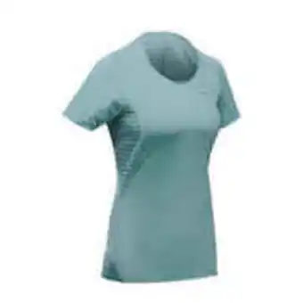 Decathlon Women's mountain walking short-sleeved t-shirt mh500 offer
