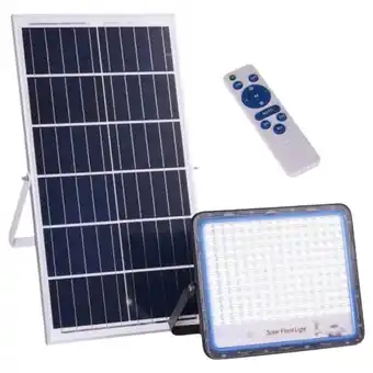 Takealot 400w solar powered led flood light with panel & remote offer