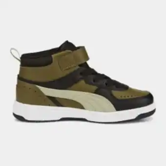 Totalsports Junior pre-school puma rebound joy olive/black shoes offer