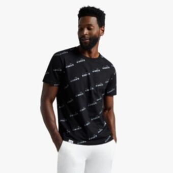 Totalsports Men's diadora black beat graphic t-shirt offer