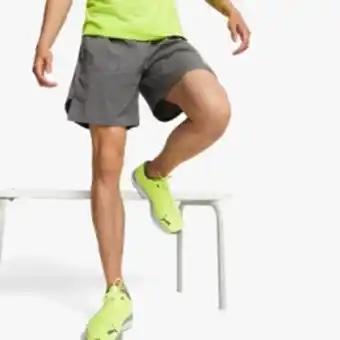Totalsports Men's puma run plcd grey graphic 7in shorts offer