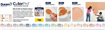 Builders Warehouse 80 ml stir-in paint colour offer