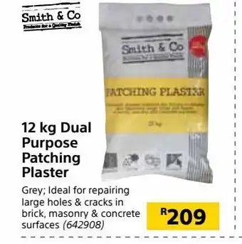 Builders Warehouse 12 kg dual purpose patching plaster offer