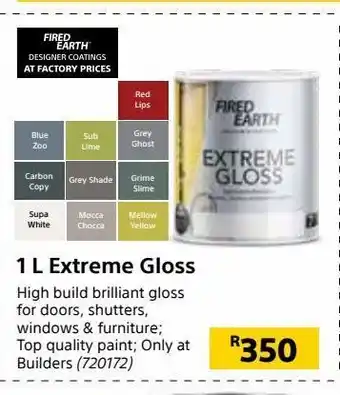 Builders Warehouse 1 l extreme gloss offer
