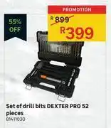 Leroy Merlin Dexter set of drill bits pro 52 pieces 81411030 offer
