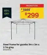 Leroy Merlin Steel frame grey for gazebo-3m x 3m x 2.7m offer