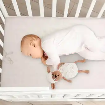Baby memory foam mattress with bamboo cover