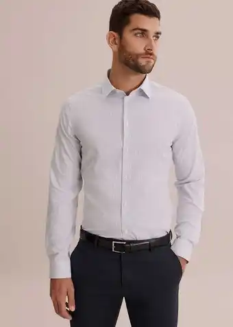 Woolworths Slim stripe travel shirt offer