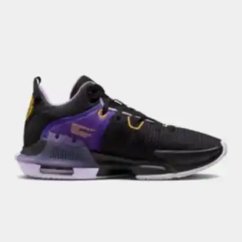 Sportscene Nike men's lebron witness 7 black sneaker offer