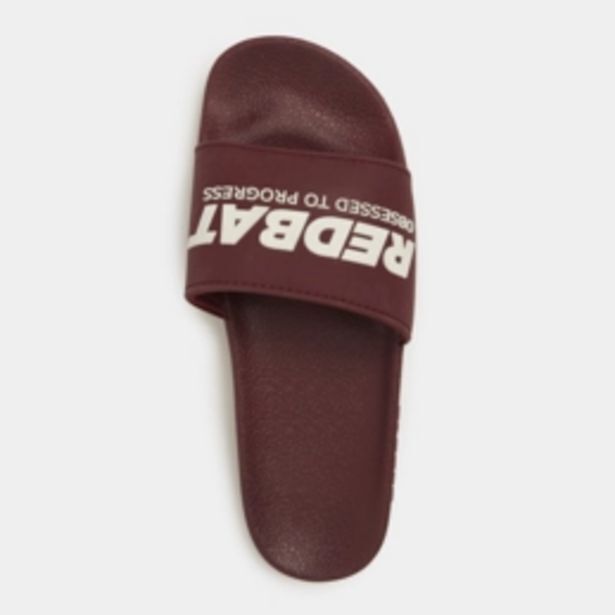 Redbat men's burgundy slide offer at Sportscene