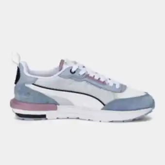 Puma women s r22 blue grey sneaker offer at Sportscene