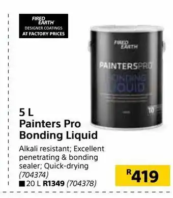 Builders Warehouse 5 l painters pro bonding liquid offer