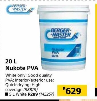 Builders Warehouse 20 l nukote pva offer