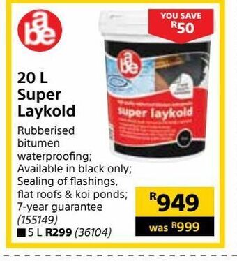 Builders Warehouse 20 l super laykold offer