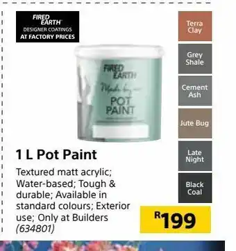 Builders Warehouse 1 l pot paint offer
