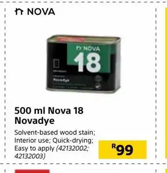 Builders Warehouse 500 ml nova 18 novadye offer