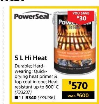 Builders Warehouse 5 l hi heat offer