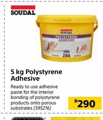 Builders Warehouse 5 kg polystyrene adhesive offer