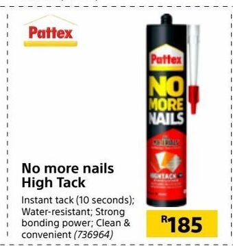 No more nails high tack