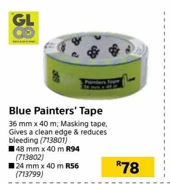 Builders Warehouse Blue oainters´tape offer