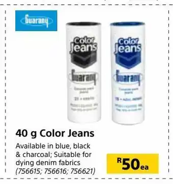Builders Warehouse 40 g color jeans offer