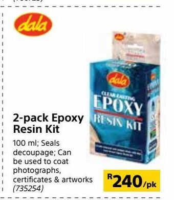 Builders Warehouse 2-pack epoxy resin kit offer
