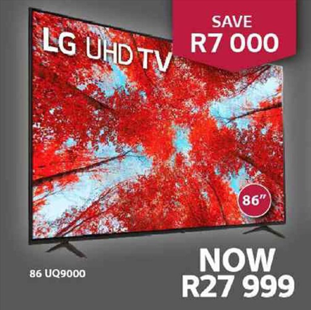 LG UHD TV offer at Makro