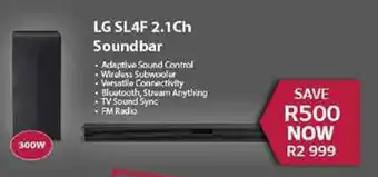 Makro LG SL4F 2.1 Ch Soundbar offer