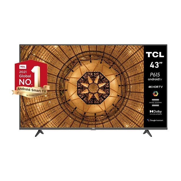 Tcl 43 inch uhd led android smart tv (43p615) offer at HomeChoice