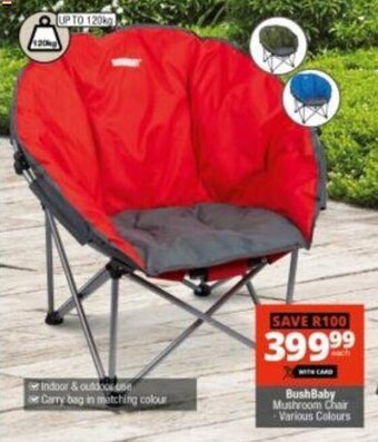 Checkers Bushbaby Mushroom Chair offer