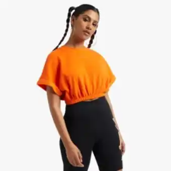 Sportscene Redbat classics women's orange cropped sweat top offer
