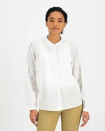 Cape Union Mart Rare earth lisa pintuck printed blouse offer