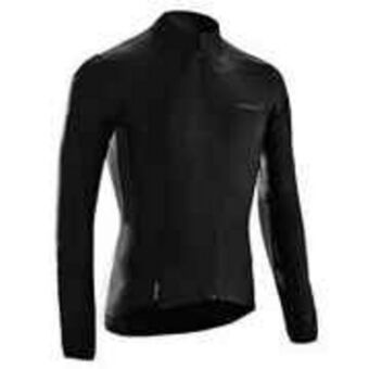 Decathlon Men's long-sleeved ultra-light road cycling windbreaker racer - black offer