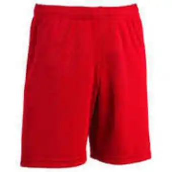 Decathlon Kids' football shorts f100 - red offer