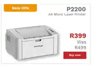 First Shop Pentum A4 Mono Laser Printer P2200 offer