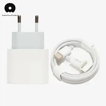 20w type c charging block with 2 20w charging cables