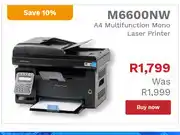 Pentum A4 Multifunction Mono Laser Printer M6600NW