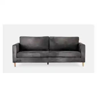 Coricraft Sami leather 2 seater couch (wooden leg) offer