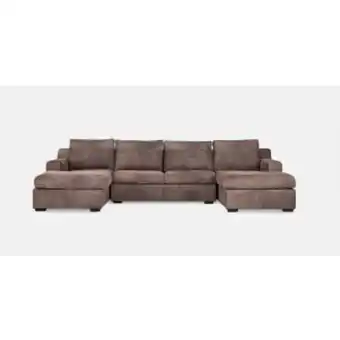 Coricraft Lodge leather slouch with double daybed offer