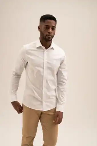 Polo Mens christian slim fit long sleeve shirt offer
