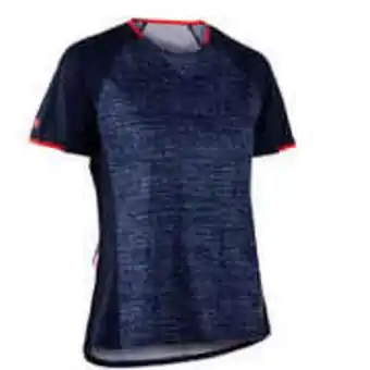 Decathlon Women's short-sleeved mountain bike jersey st 100 - navy blue offer