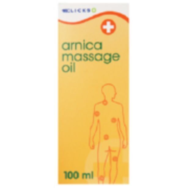 Arnica massage oil 100ml offer at Clicks