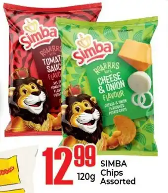 Elite Cash & Carry Simba Chips assorted 120g offer