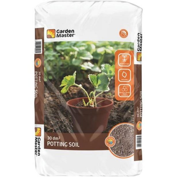 Garden master potting soil 30dm offer at Game