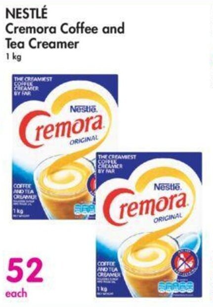 Nestle Cremora Coffee and Tea Creamer 1kg offer at Makro