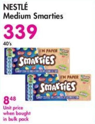 Makro Nestlé Medium Smarties 40's offer